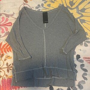 Charcoal Long Sleeve Top